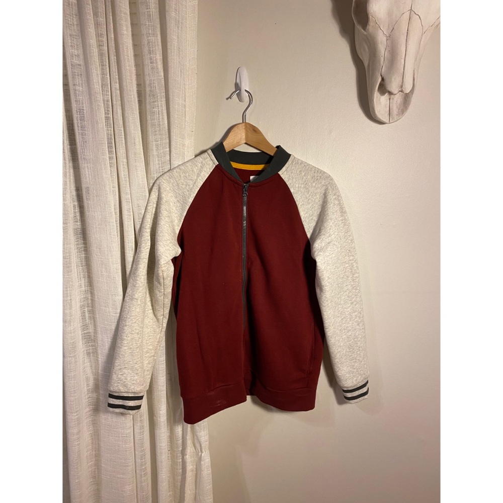 Varsity Zip Up Sweatshirt